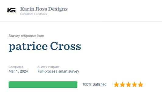 Patrice Cross Survey Response