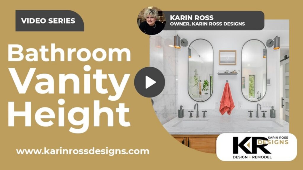 bathroom vanity height