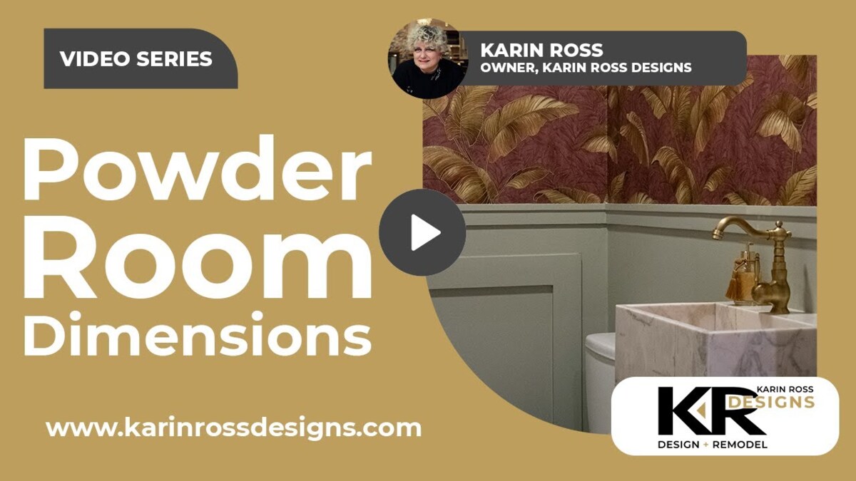 powder room dimensions