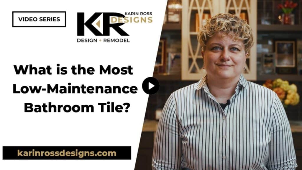low-maintenance bathroom tile