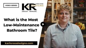 low-maintenance bathroom tile