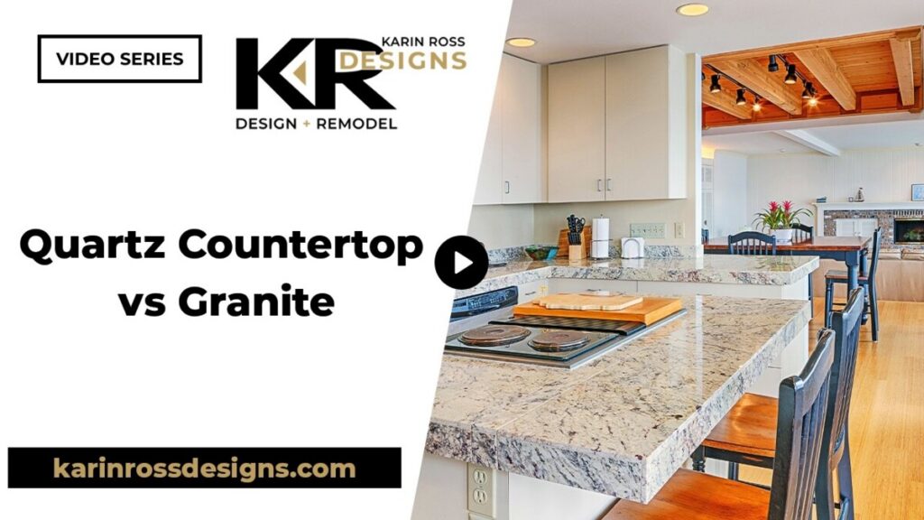 quartz countertop and granite